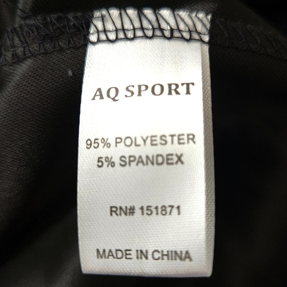 AQ SPORT ☆ CROPPED VARSITY STYLE ☆ FAUX LEATHER JACKET ☆ NWT - Picture 8 of 10